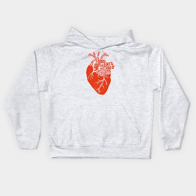 heartbeat Kids Hoodie by lonanoki